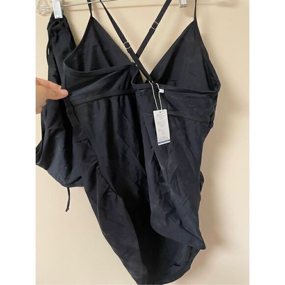 Brand New Summer Mae Women’s Large Navy Tankini and Bottom Swimwear Set - Picture 7 of 7
